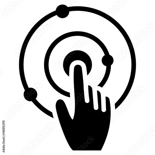 Interactivity Glyph Icon