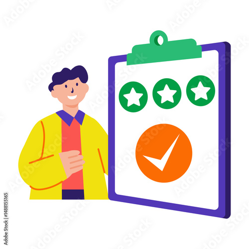 A flat style illustration of positive feedback