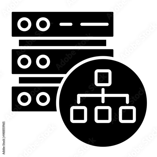 System Architecture  Icon Element For Design	