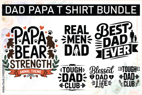 “Dad My Best Mate” Father’s Day T-Shirt Designs 