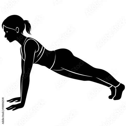 silhouette of a young man exercising