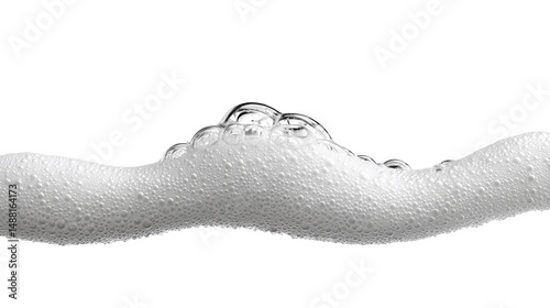 Obraz na płótnie Fresh water bubbles isolated on white w salonie