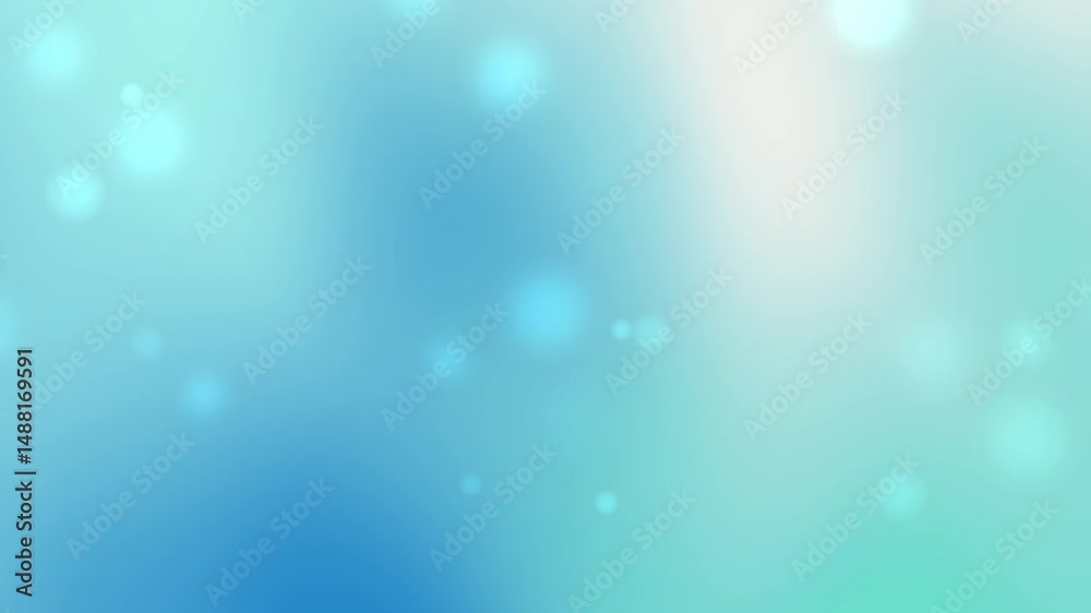 light blue gradient background with glowing white bokeh and blurry light effects Ideal for winter celebration posters New Year cards or elegant minimal design backgrounds