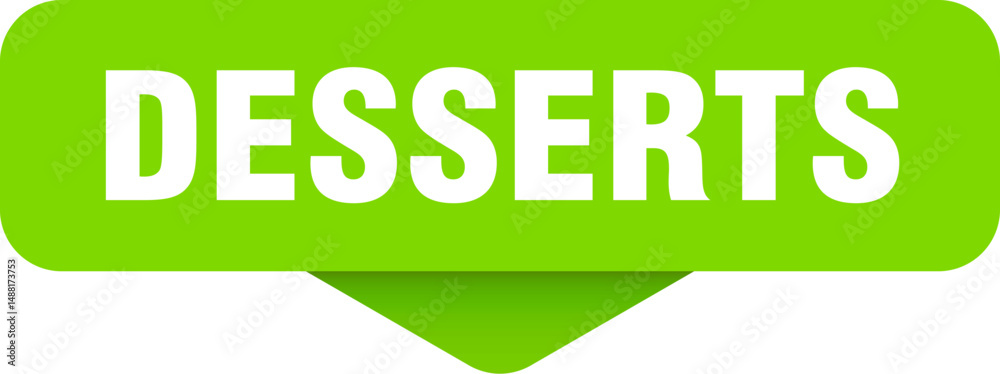 desserts sticker. desserts sign on transparent background desserts sticker. desserts sign on transparent background