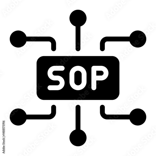 procedure glyph icon