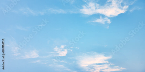 Sunny sky blue light watercolor background. Aquarelle painting brush effect card paper textured canvas cloudy smoke space for text, entertaining card, template. aquamarine color graphics illustration