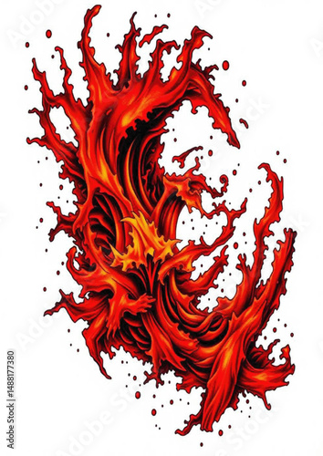 power, nature, natural forces, heat, glowing, intense, dangerous, geothermal,