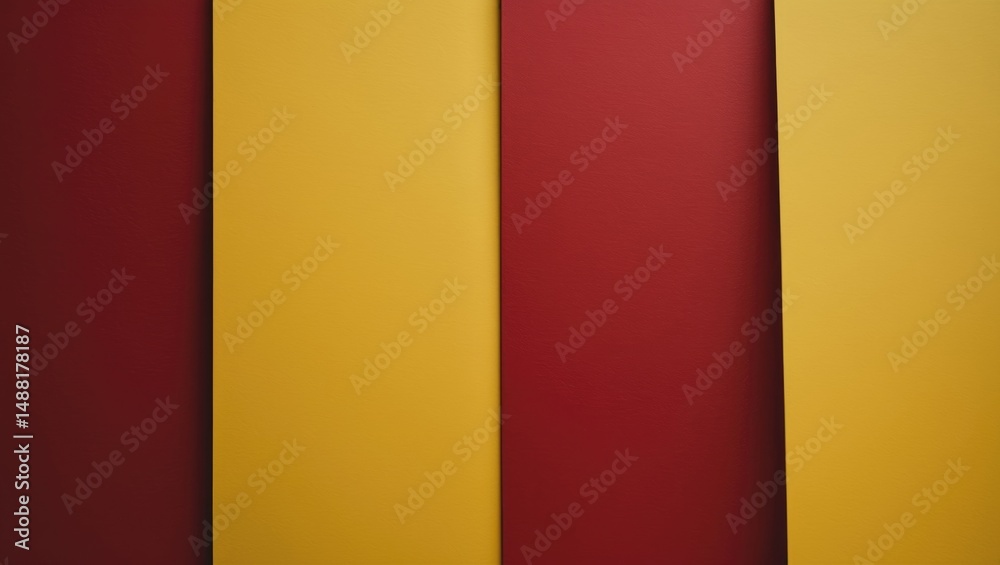 Naklejka premium Abstract texture of red and yellow paper