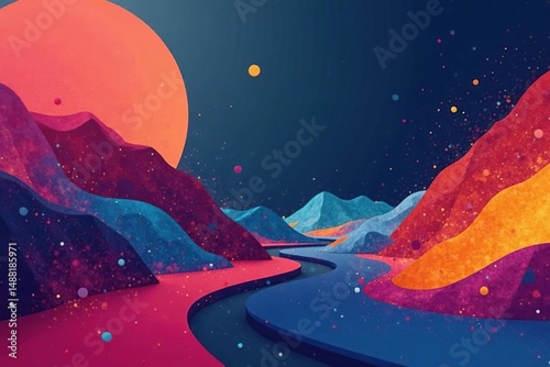 Geometric abstract shapes, modern minimalist style, grey, simple, monochrome