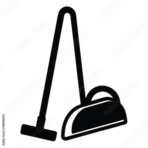 cleaner element isolated handheld vacuum on white background 