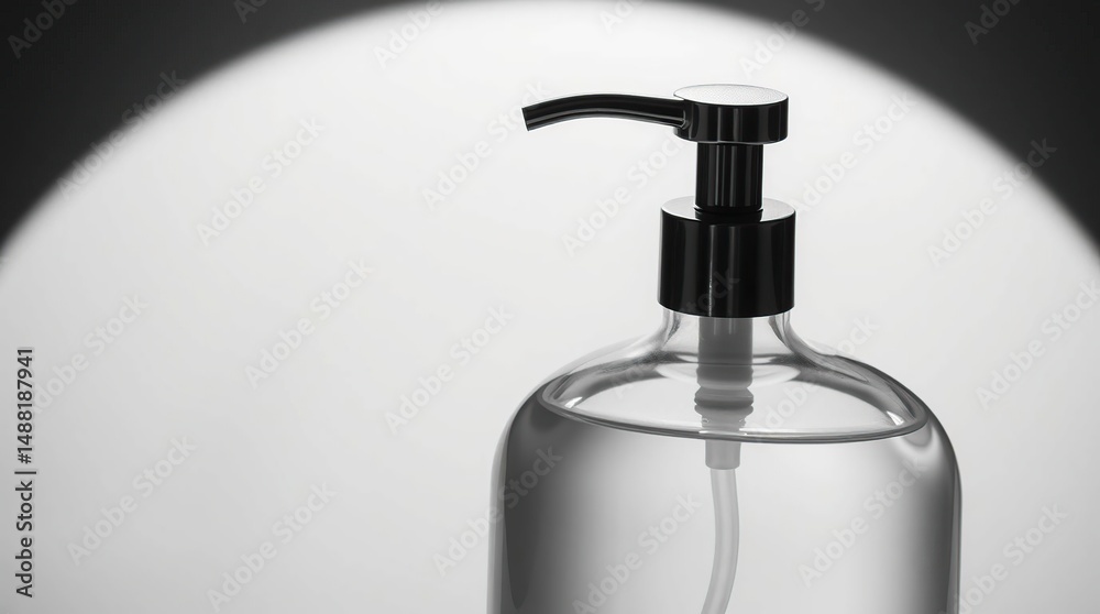 Obraz premium Clear Soap Dispenser.