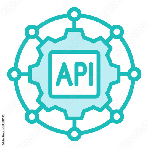Api Integration  Icon Element For Design