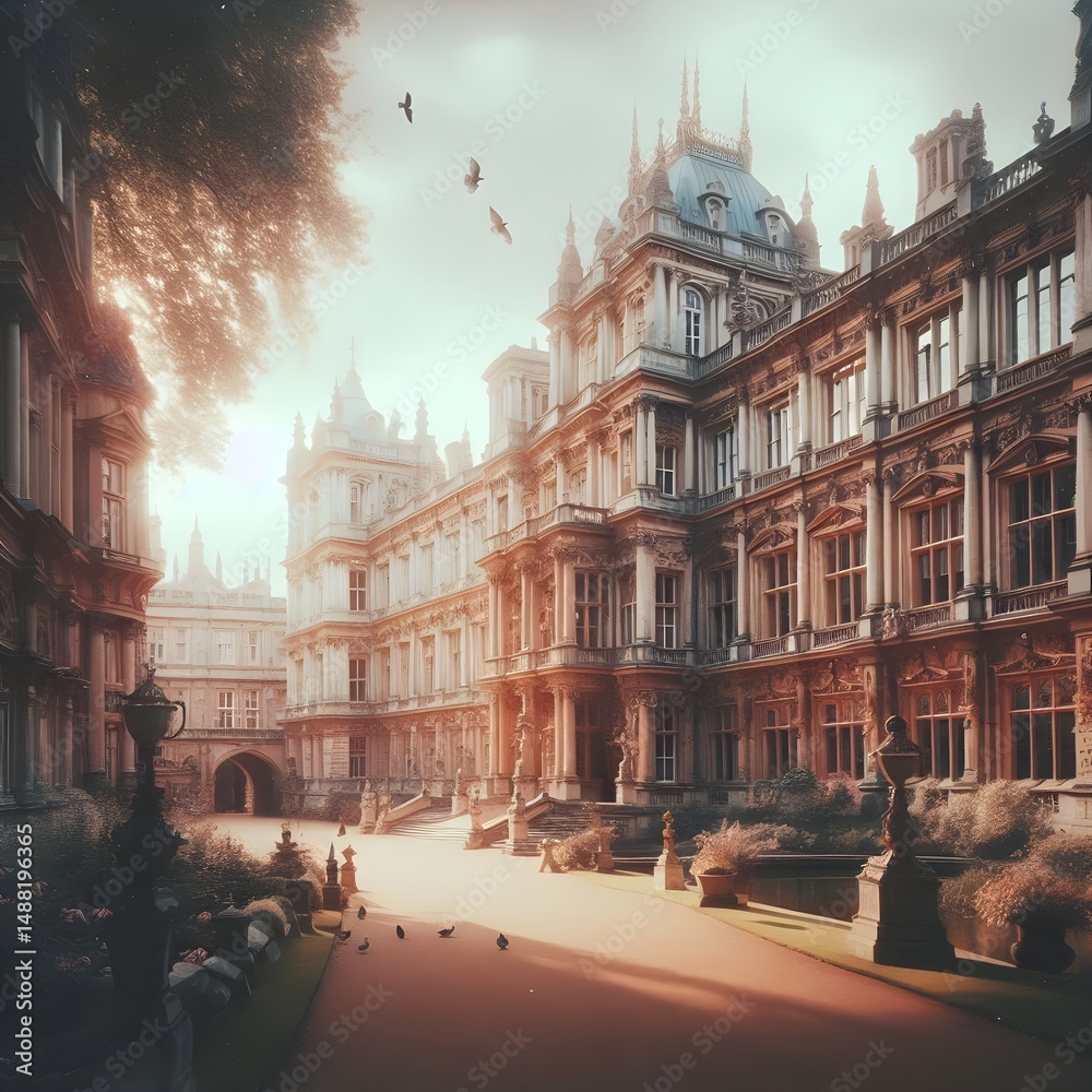 Naklejka premium old town hall in warsaw