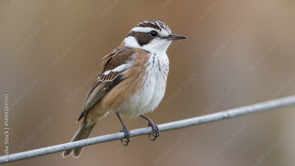 Naklejka premium Spotted flycatcher bird