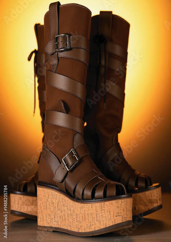 boots, trendy boots, stylish shoes, casual boots, chunky heels,