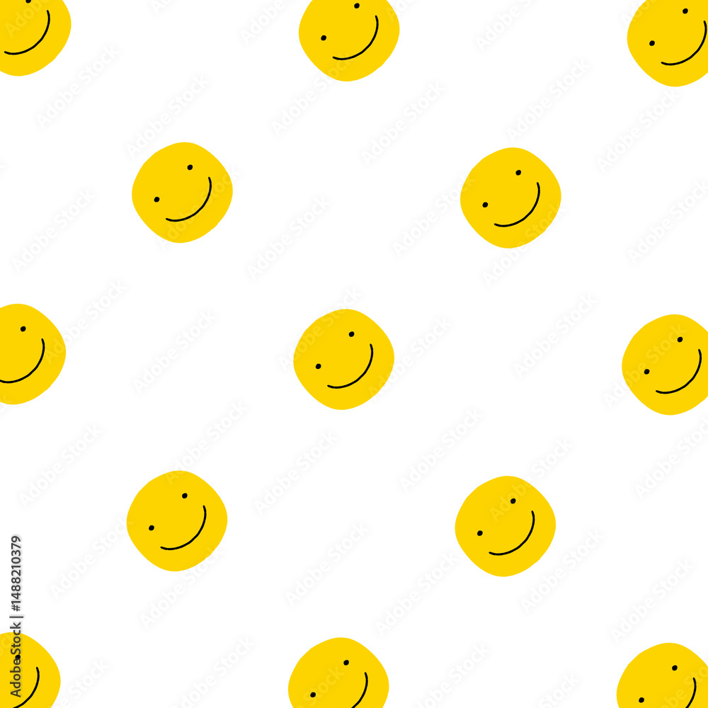 Fototapeta premium Cute Yellow Smile