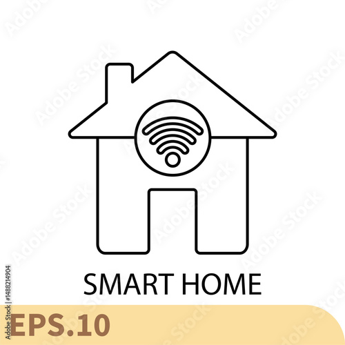 smart home icons  symbol vector elements for infographic web