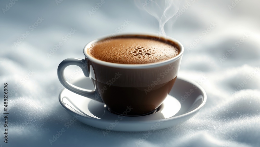 Fototapeta premium Stunning premium coffee set against a white backdrop.