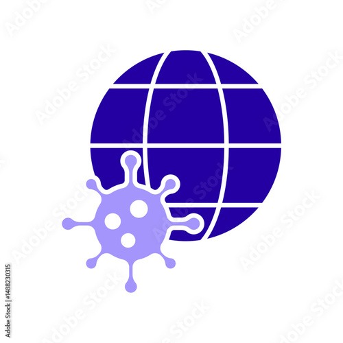 Icon a epidemiology, isolated against a clean background.