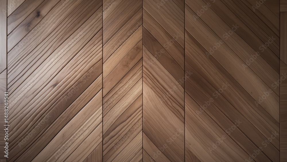 Obraz premium Background with light brown hardwood texture and geometric wooden panels