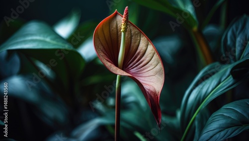 Anthurium flowers possess great beauty photo