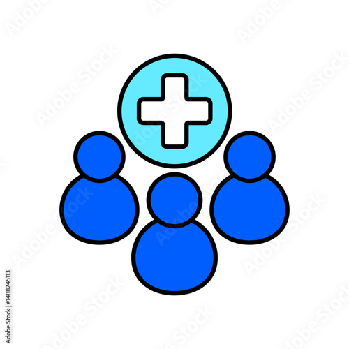 Icon a public health, isolated against a clean background.
