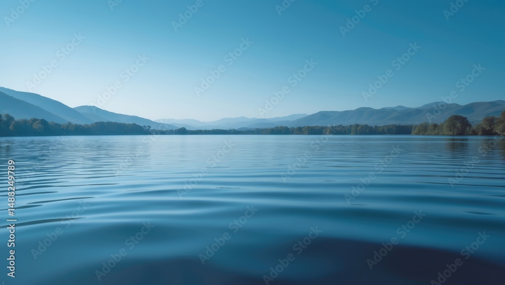 Fototapeta premium View of Park by the Lake