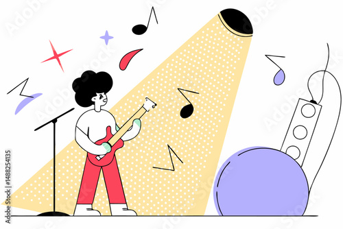 Creative Graphic Illustration Commemorating World Music Day Festivities