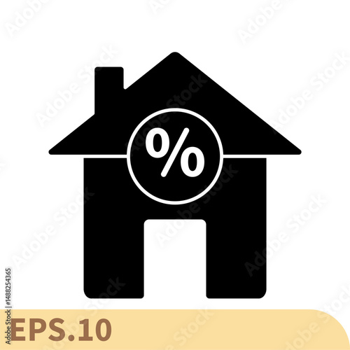 mortgage icons  symbol vector elements for infographic web