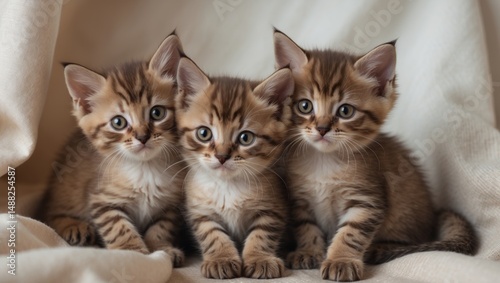 Little Abyssinian kittens