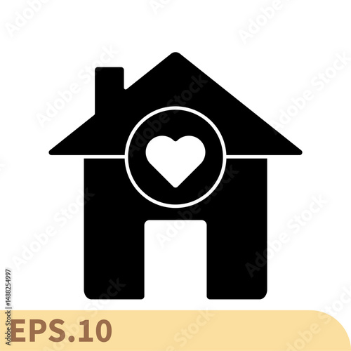 love home icons  symbol vector elements for infographic web