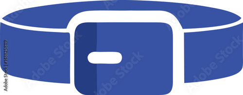 Blue Fitness Tracker Icon Design