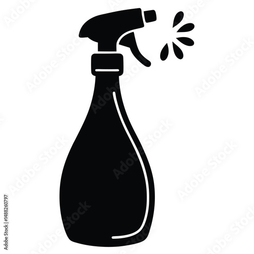 cleaner element isolated stain remover spray on white background  