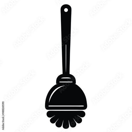 cleaner element isolated toilet bowl cleaner on white background  