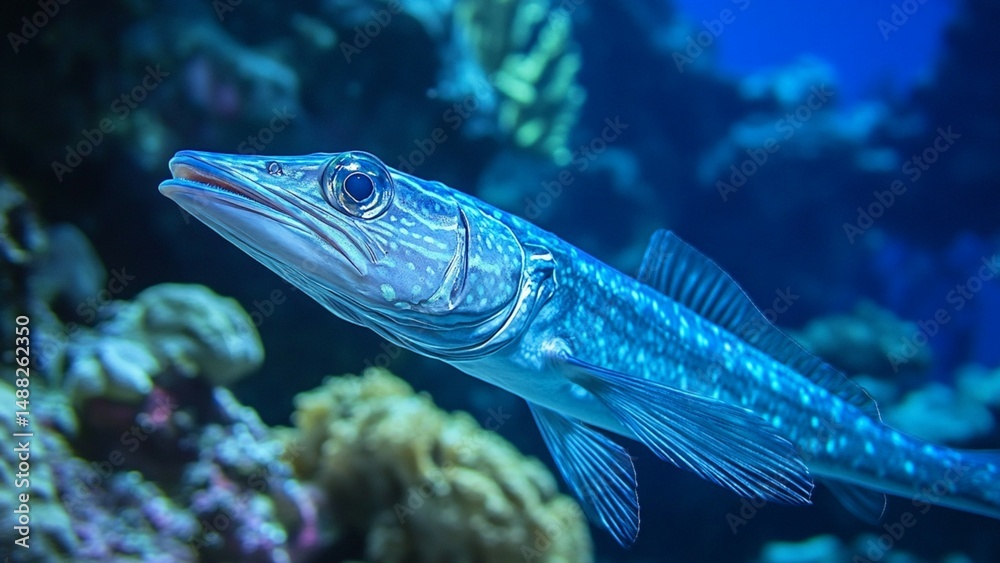 Fototapeta premium tropical fish in aquarium