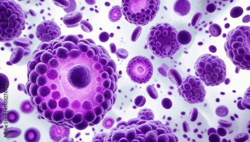 Analysis of Giant Platelets, Neutrophils, and Red Blood Cells (RBC) Using Light Microscope photo