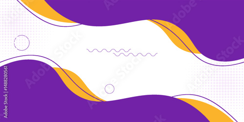 Gradient purple green background vector design in vector