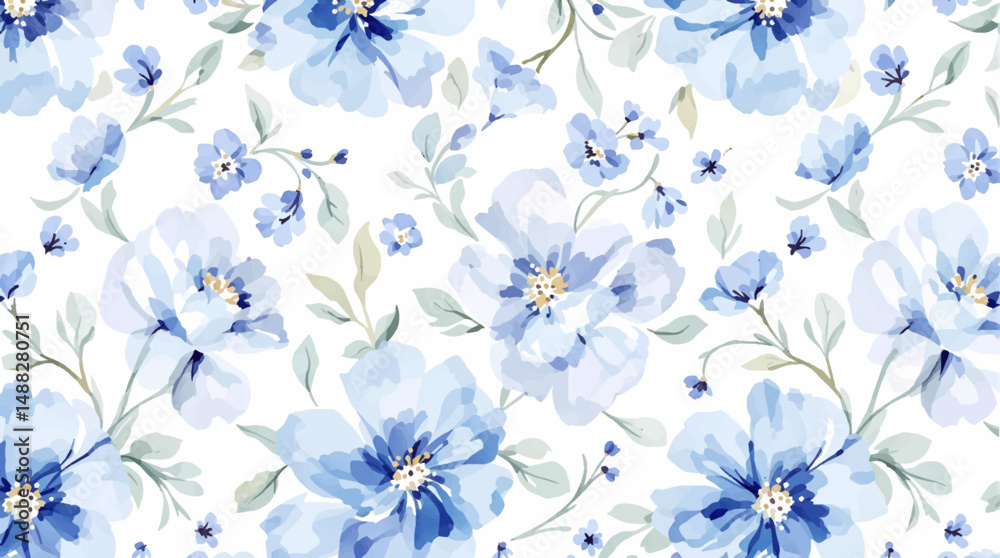 Fototapeta premium Gentle pastel floral composition with natural elegance