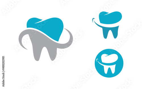 Dental Medical Care Logo icon vector design template v.72