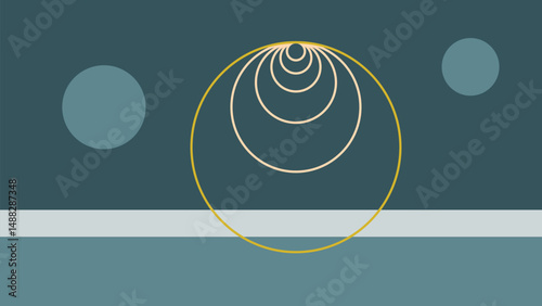 Minimal Abstract Geometric Circles and Lines