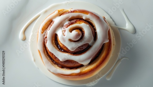 A delightful breakfast indulgence captured from above