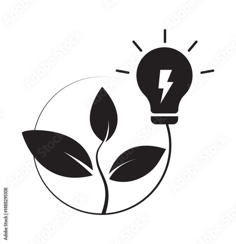 green energy and sustainability symbol set eps 10 