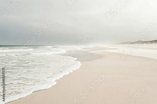 waves on the beach nice photo for poster and banner style for commerce style