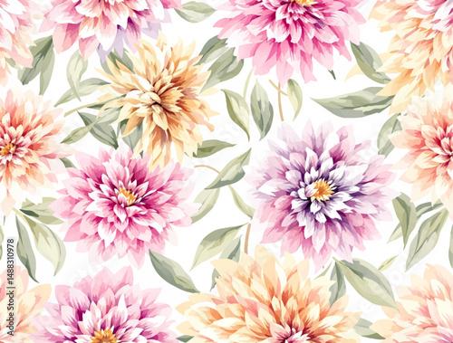 Whimsical pastel petals surrounding a simple white backdrop for creativity