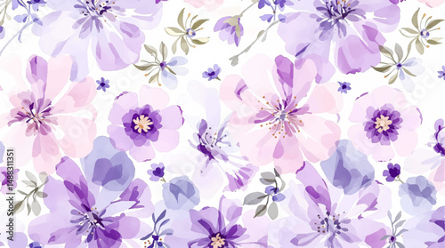 Delicate wildflower arrangement outlining a clean and spacious writing area design