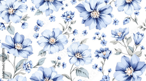 Elegant pastel petals enhancing a simple white page with charm and refinement