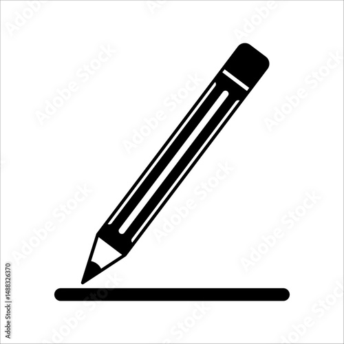 pencil icon. for mobile concept and web design. vector illustration