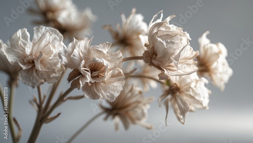 Fototapeta Naklejka Na Ścianę i Meble -  Close-up view of dried flowers