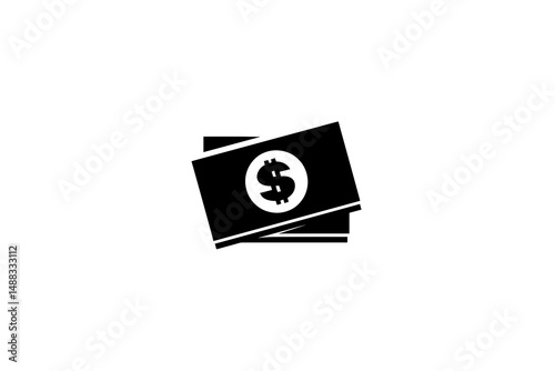Illustration of Dollar Bills Stacked Suggesting Wealth and Financial Prosperity