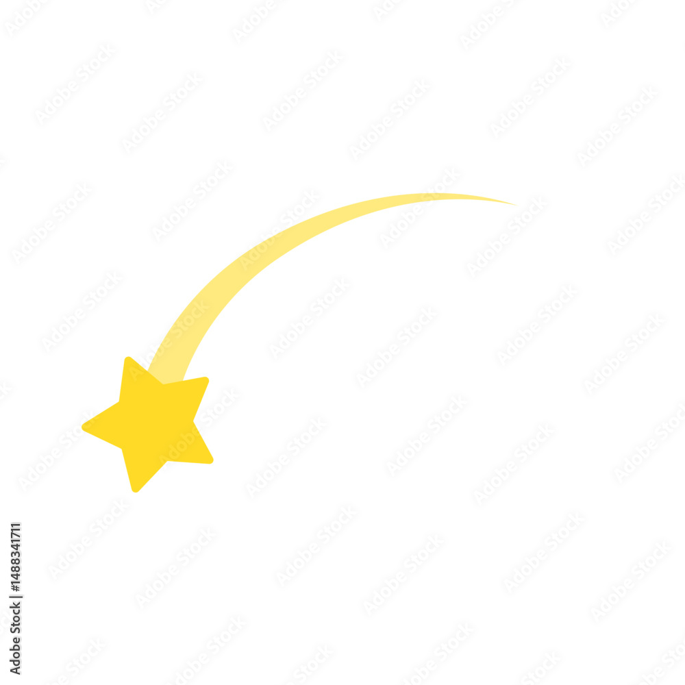 Obraz premium Falling Star Vector